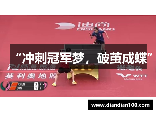 “冲刺冠军梦，破茧成蝶”